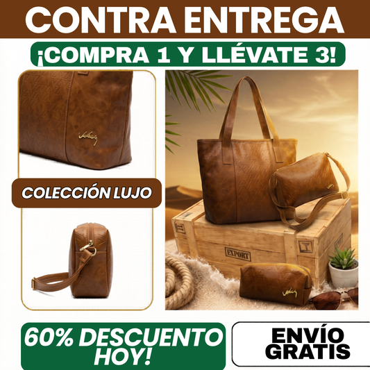 Compre 1 Bolso LEVVE 3 - Trio Dama  (ÚLTIMAS UNIDADES DISPONIBLES)