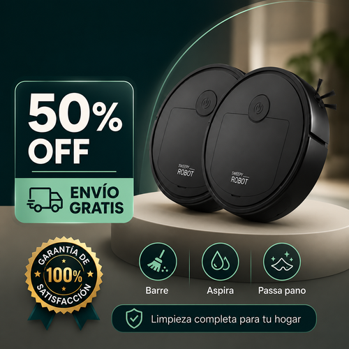 Compre 1 y LLÉVATE 2 - Robot Aspirador Inteligente BotClean™️ Max 3 en 1