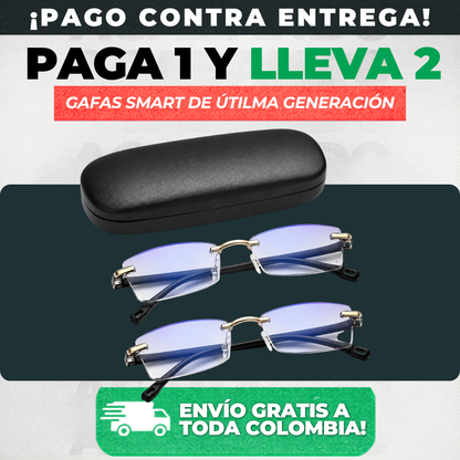 GAFAS SMART PREMIUM DE ÚLTIMA GENERACIÓN ¡PAGA 1 Y RECIBE 2 GAFAS